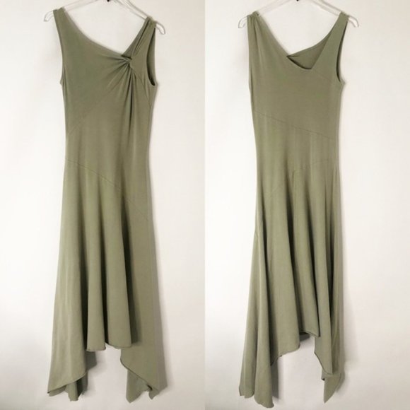 Ronen Chen Dresses & Skirts - Ronen Chen Asymmetrical Handkerchief Knit Dress